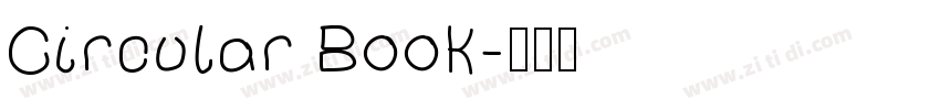 Circular Book字体转换